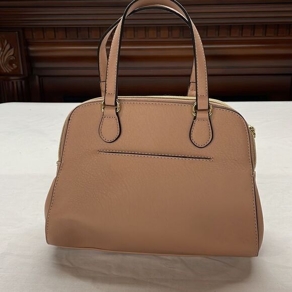 Nicole Miller Handbag Tote Embossed Floral Pattern - Picture 4 of 12